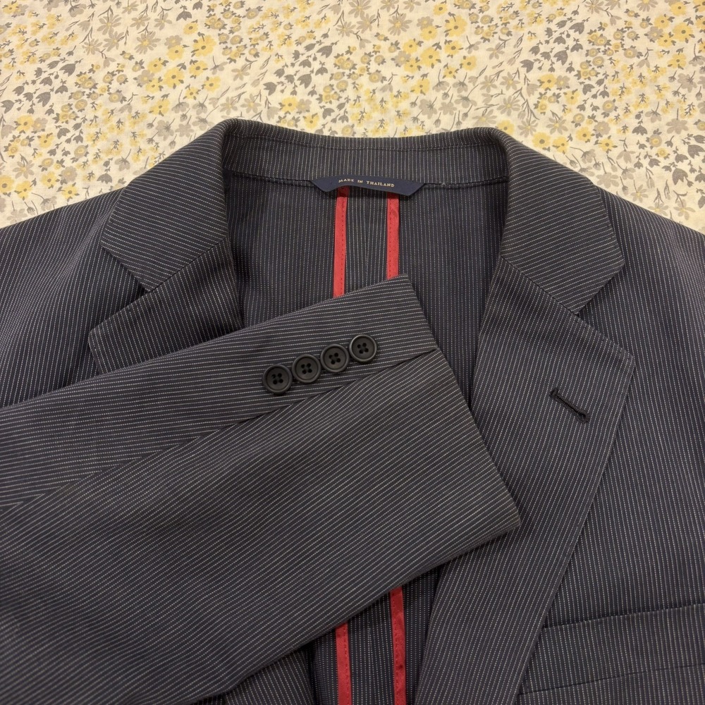 Brooks Brothers 1818 Regent Men's Size 42S Blazer Pinstripe Unlined Unstructured
